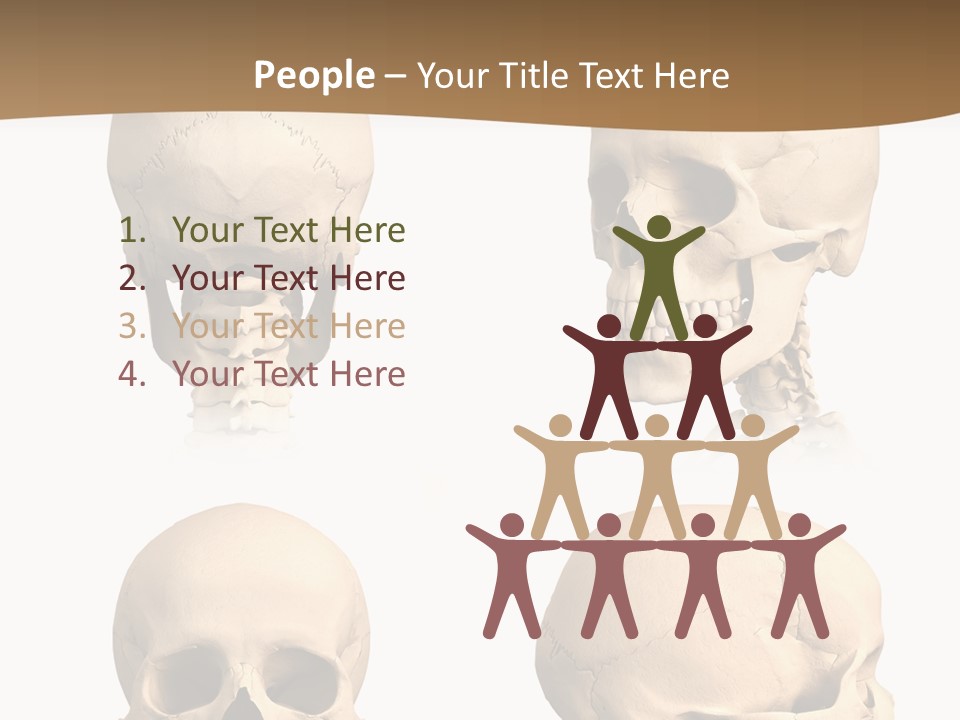 Teeth White Model PowerPoint Template