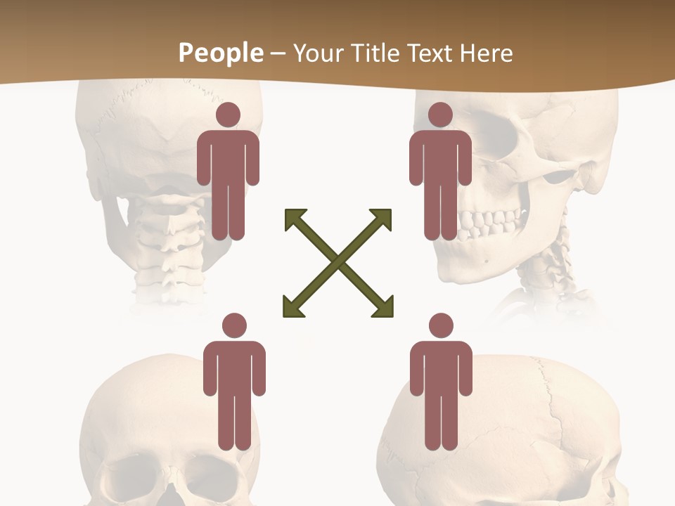 Teeth White Model PowerPoint Template