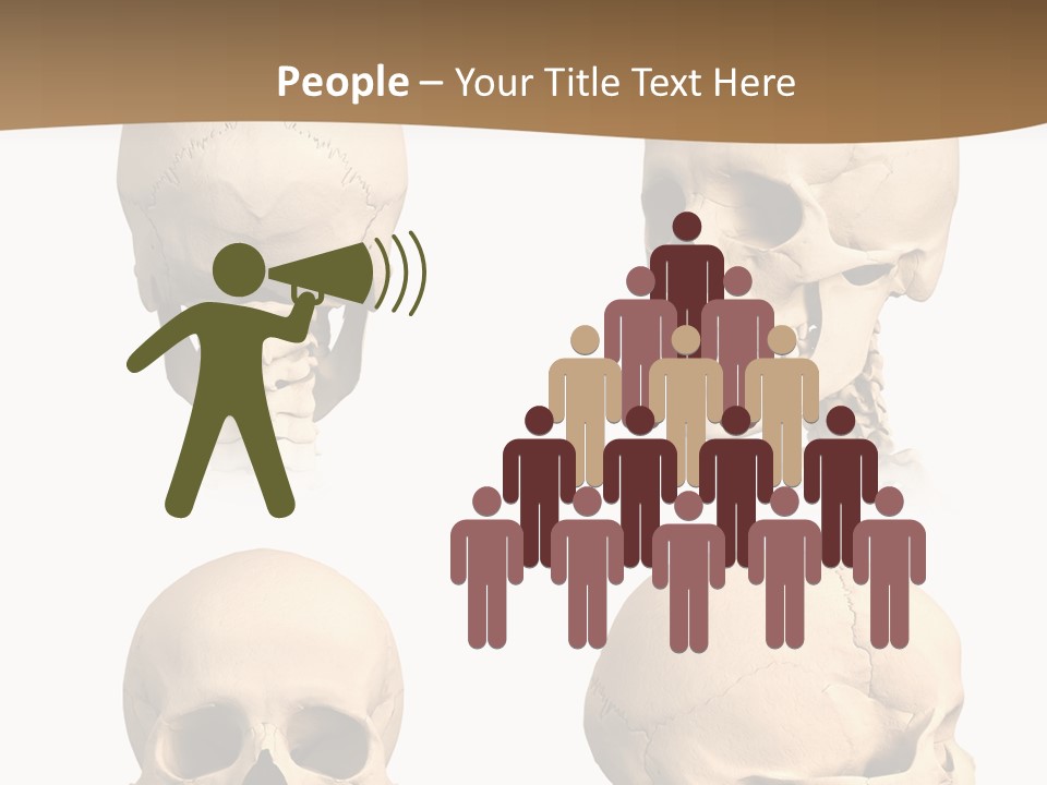 Teeth White Model PowerPoint Template