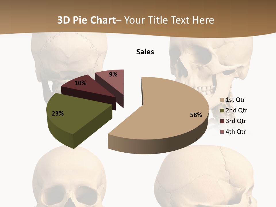 Teeth White Model PowerPoint Template