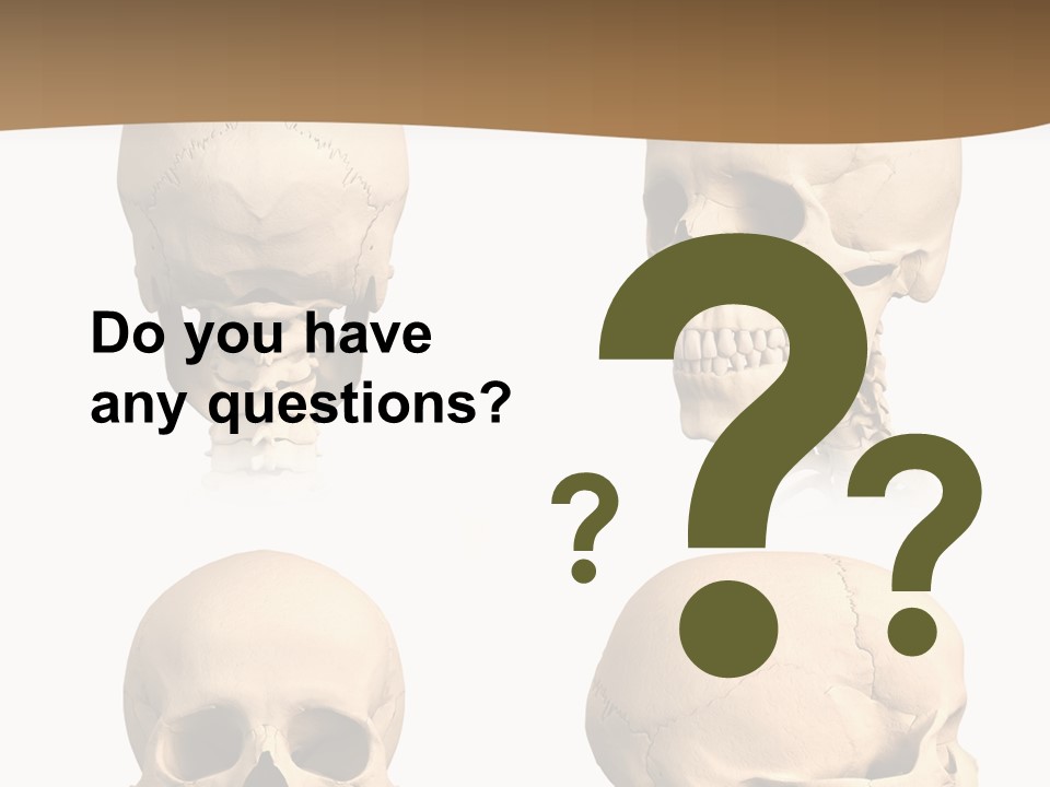 Teeth White Model PowerPoint Template