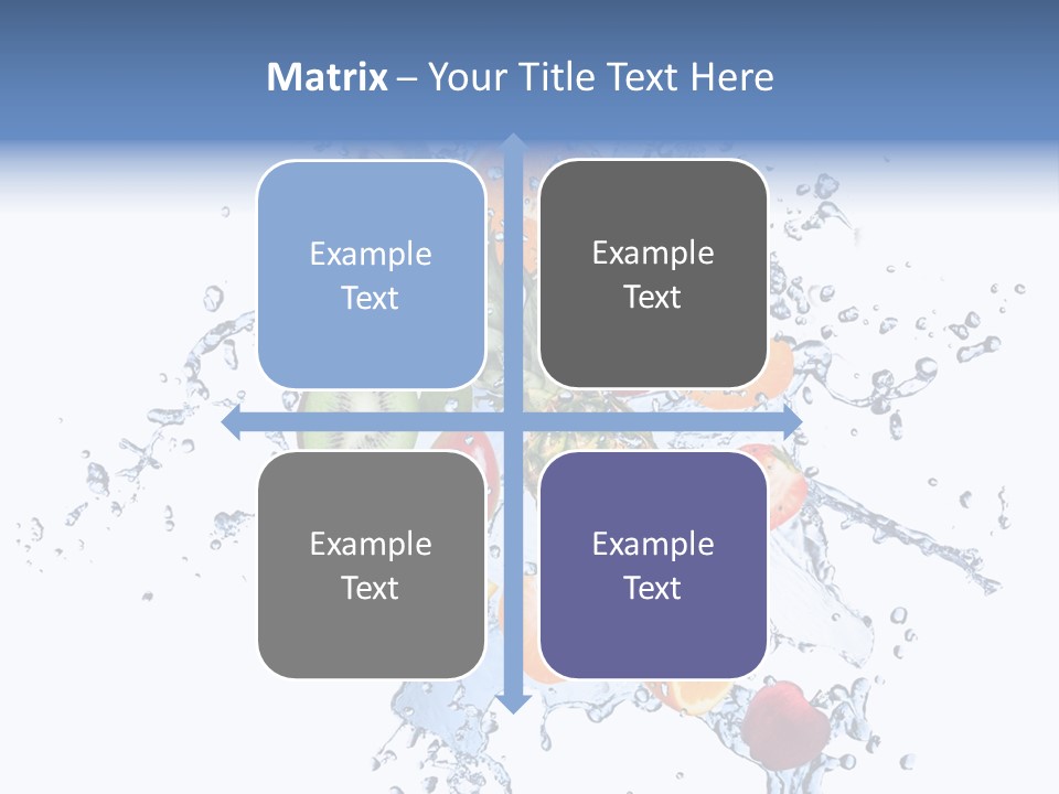 Refreshment Kiwi Cold PowerPoint Template