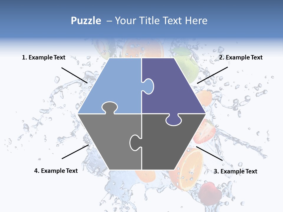 Refreshment Kiwi Cold PowerPoint Template