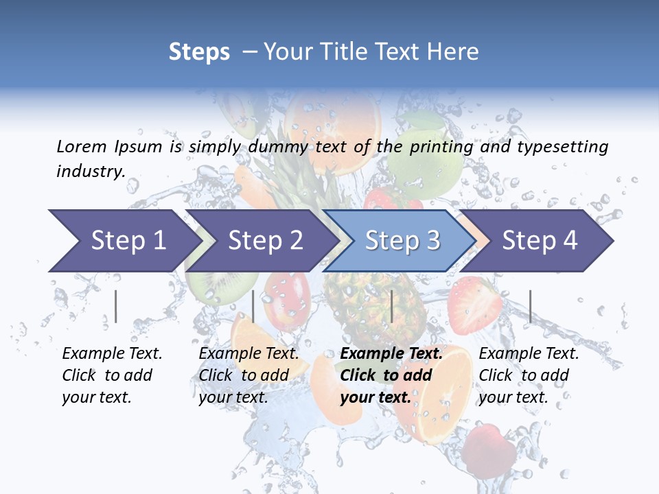 Refreshment Kiwi Cold PowerPoint Template