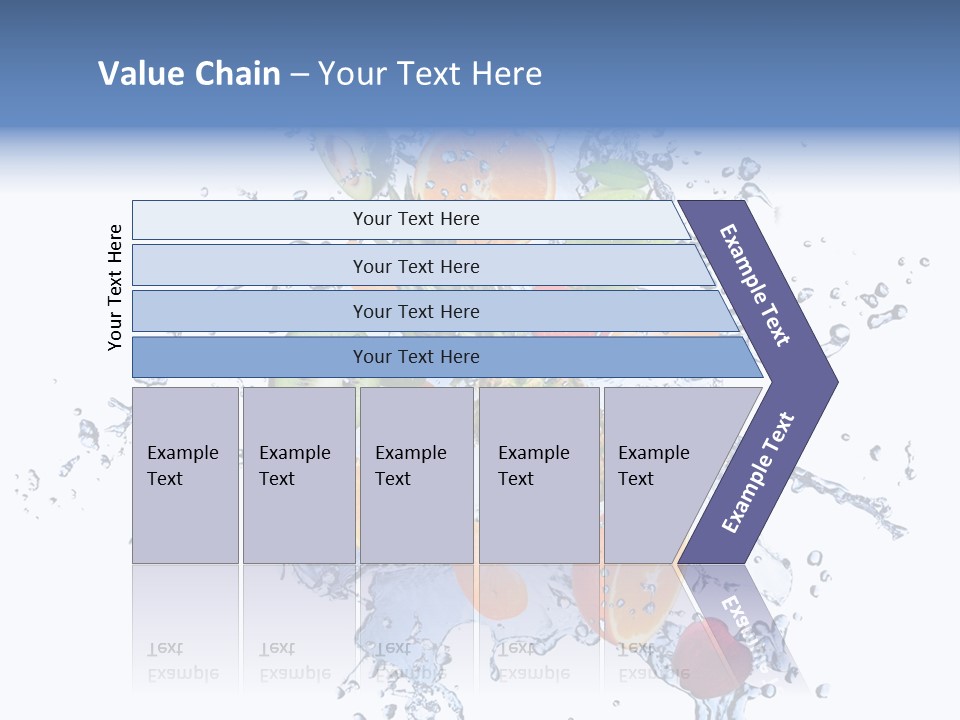Refreshment Kiwi Cold PowerPoint Template