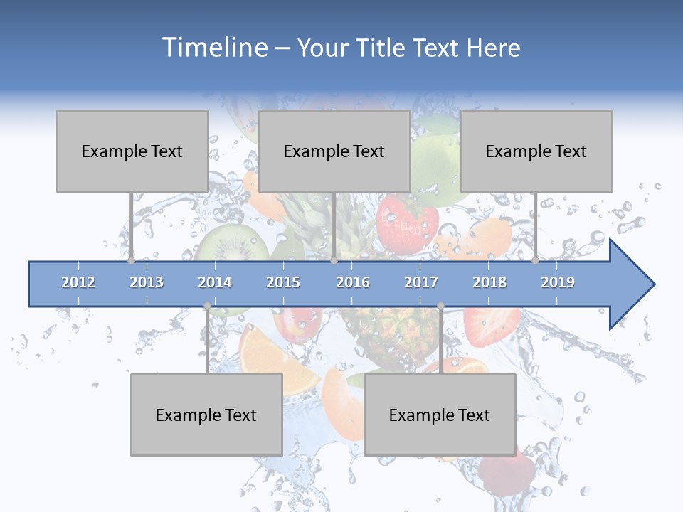 Refreshment Kiwi Cold PowerPoint Template