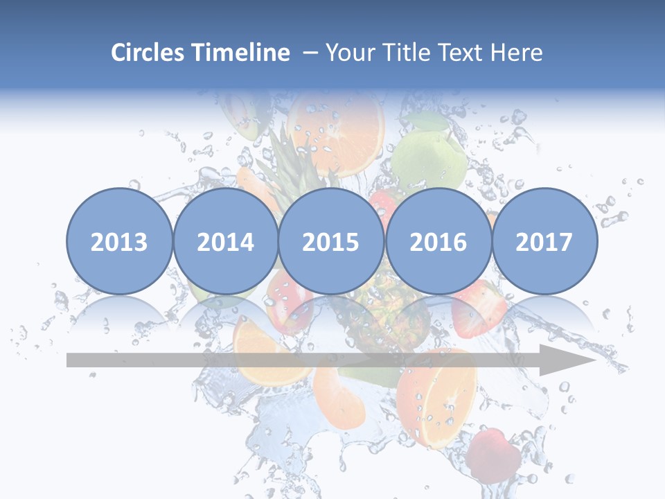 Refreshment Kiwi Cold PowerPoint Template