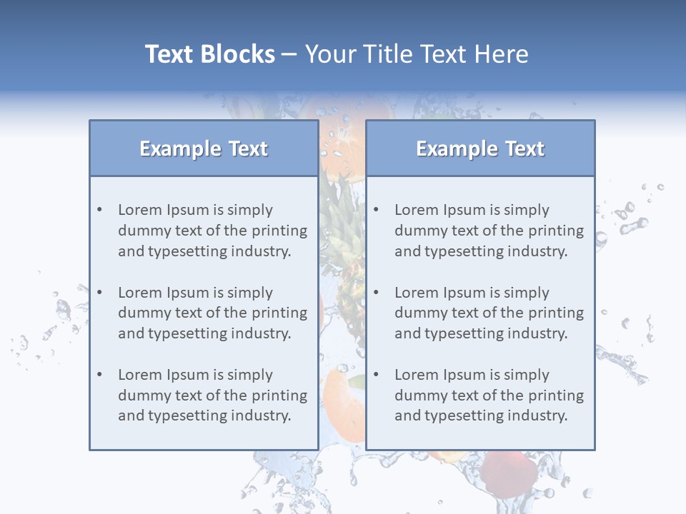 Refreshment Kiwi Cold PowerPoint Template