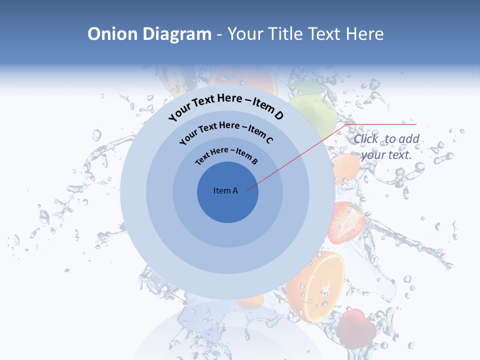Refreshment Kiwi Cold PowerPoint Template