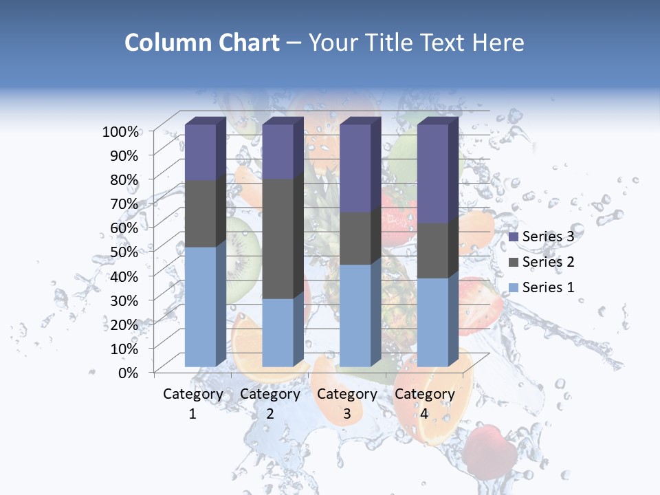 Refreshment Kiwi Cold PowerPoint Template