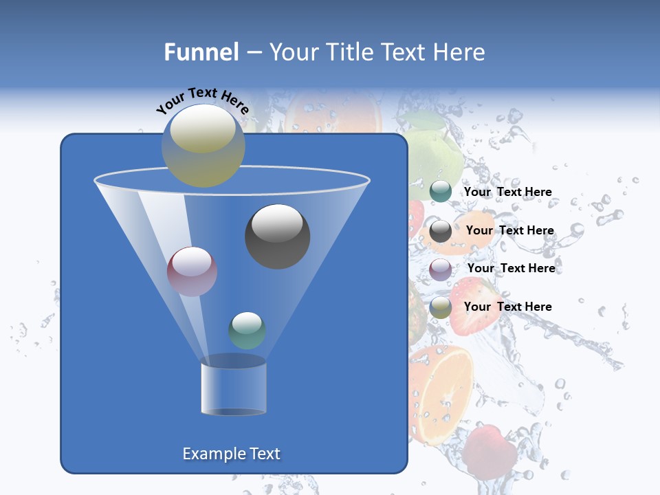 Refreshment Kiwi Cold PowerPoint Template