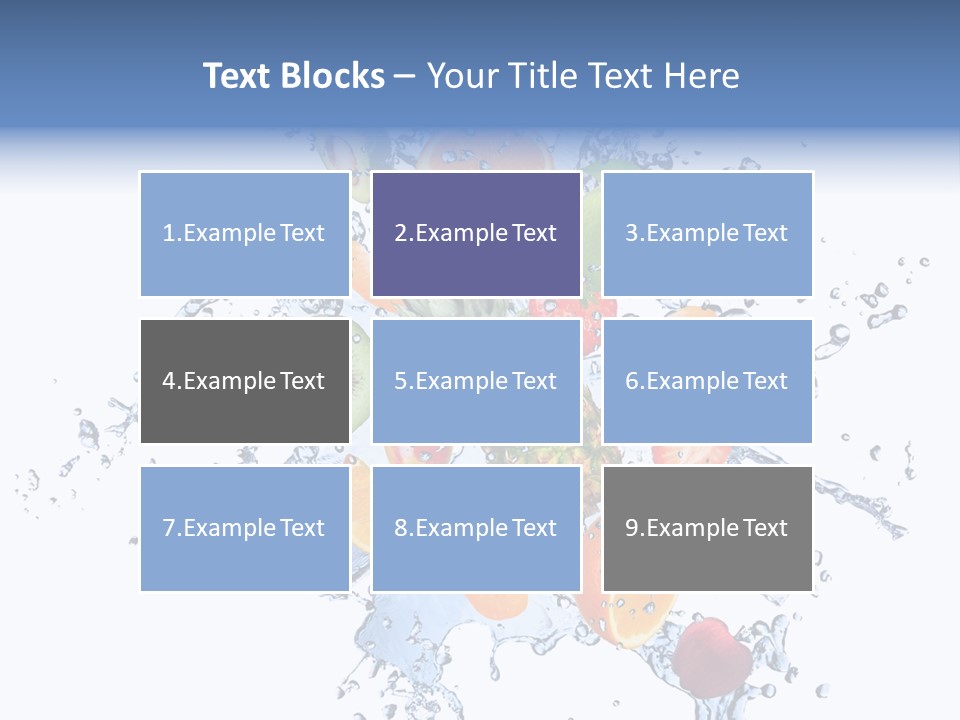 Refreshment Kiwi Cold PowerPoint Template
