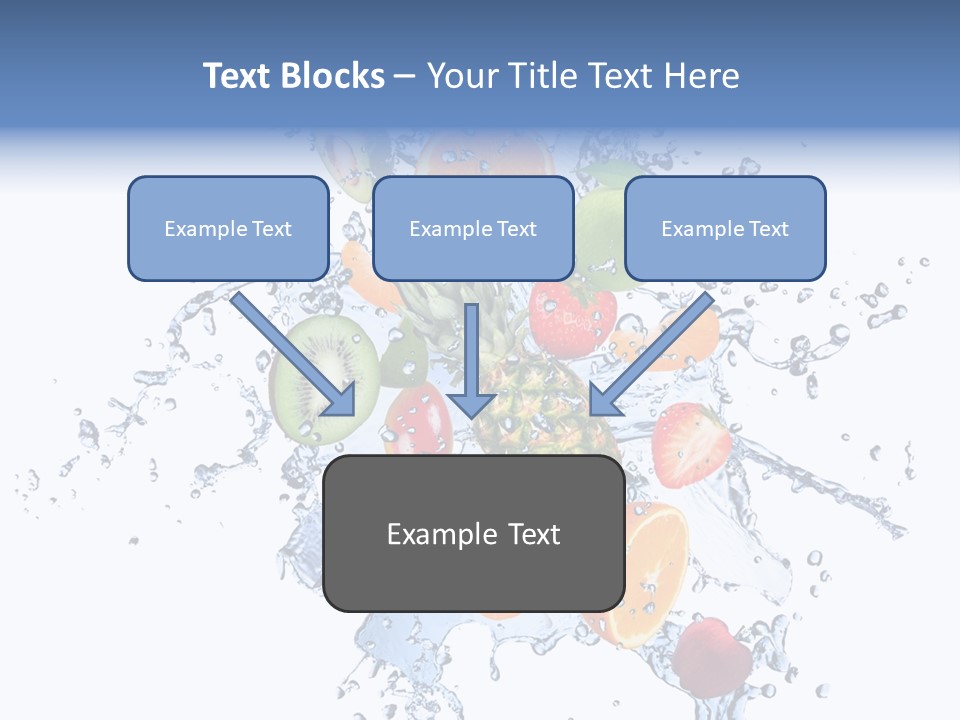 Refreshment Kiwi Cold PowerPoint Template