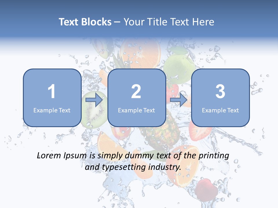 Refreshment Kiwi Cold PowerPoint Template