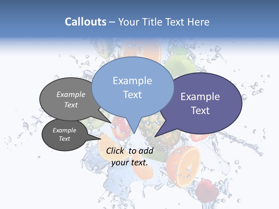 Refreshment Kiwi Cold PowerPoint Template