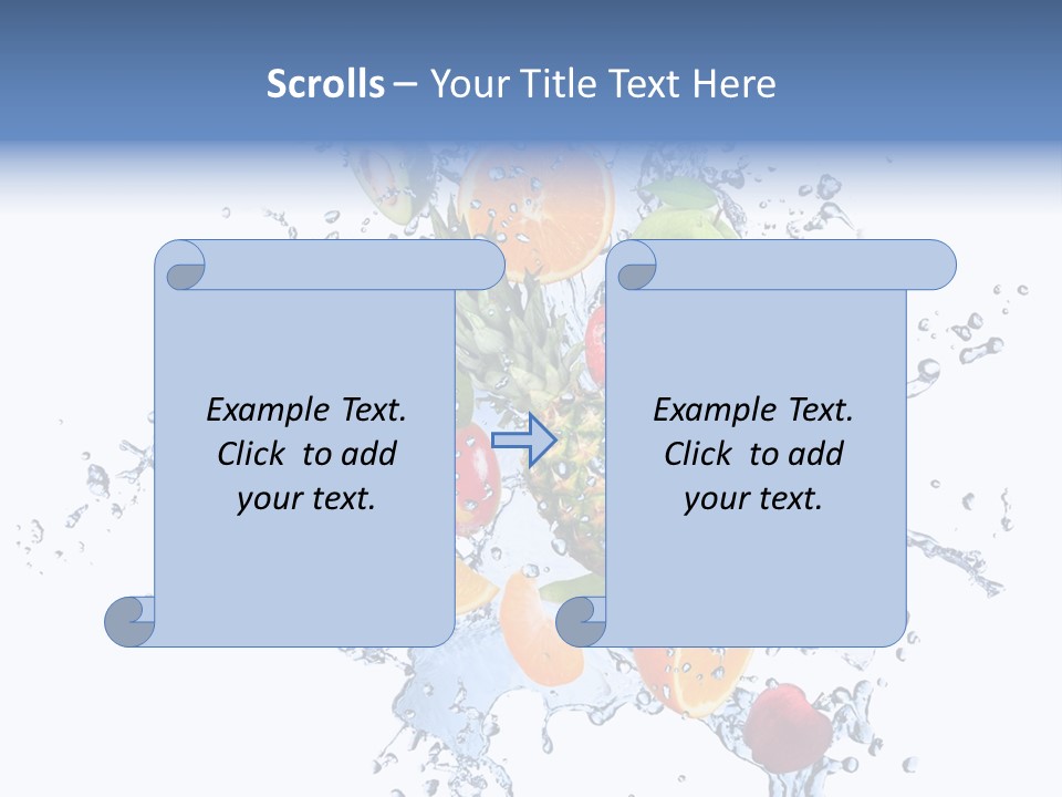 Refreshment Kiwi Cold PowerPoint Template