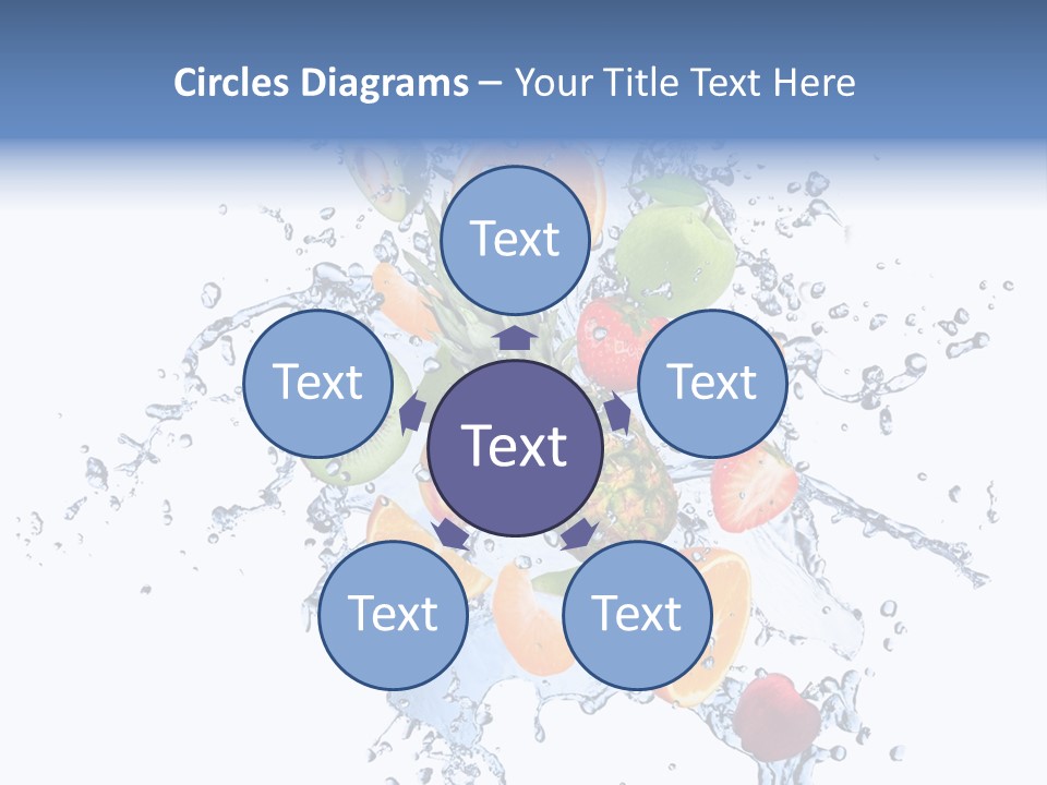 Refreshment Kiwi Cold PowerPoint Template