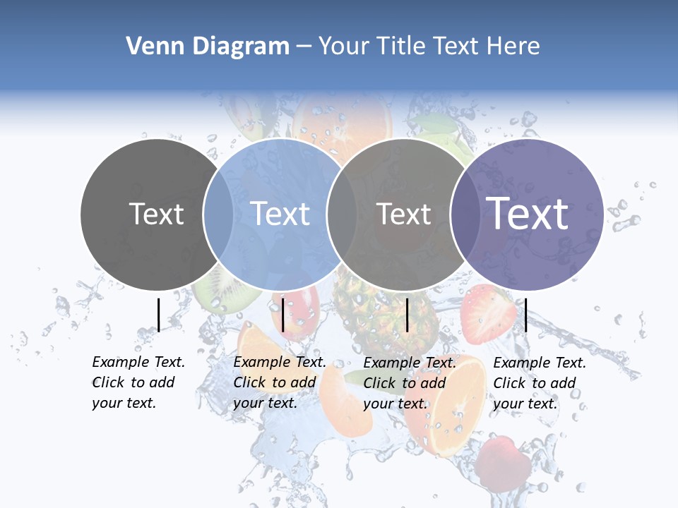 Refreshment Kiwi Cold PowerPoint Template