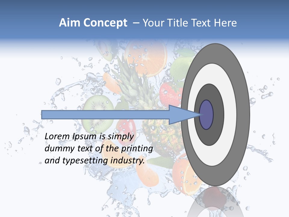 Refreshment Kiwi Cold PowerPoint Template