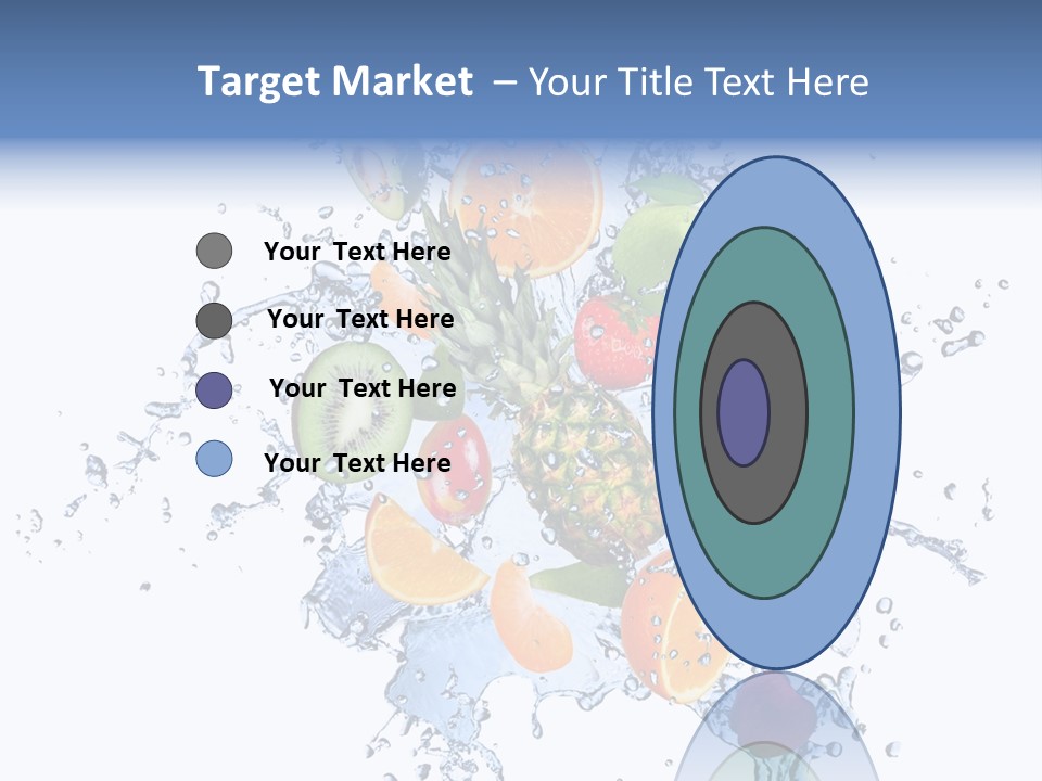 Refreshment Kiwi Cold PowerPoint Template