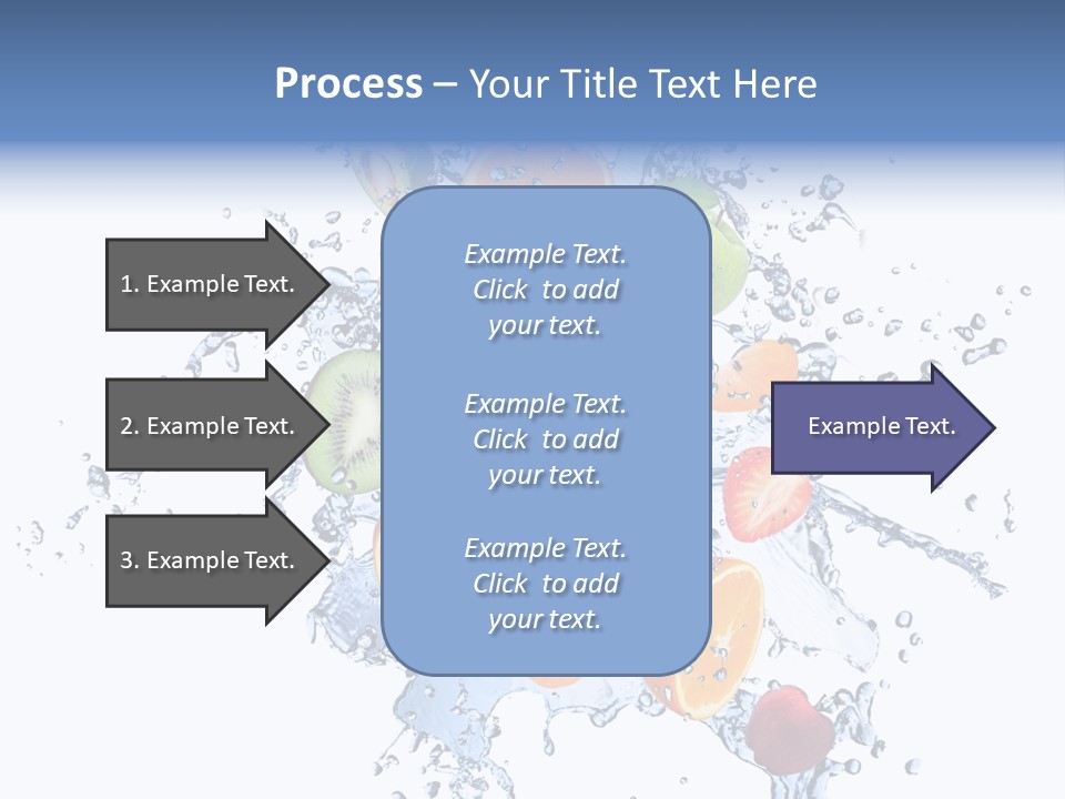 Refreshment Kiwi Cold PowerPoint Template