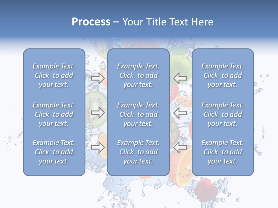 Refreshment Kiwi Cold PowerPoint Template