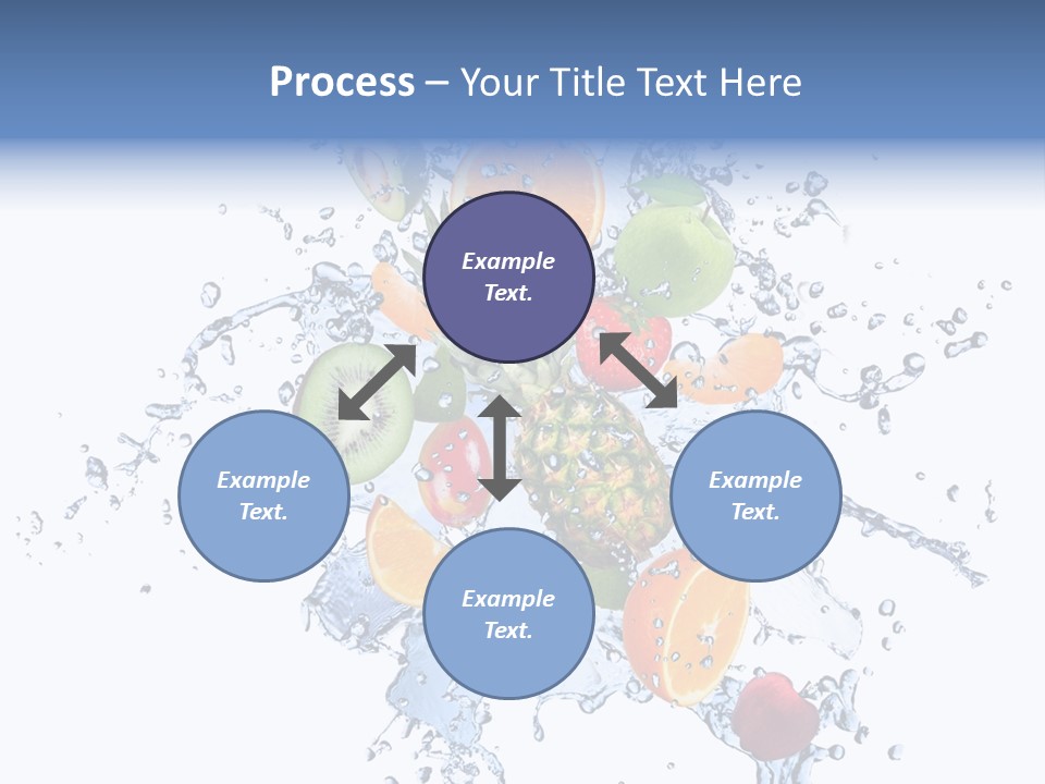 Refreshment Kiwi Cold PowerPoint Template