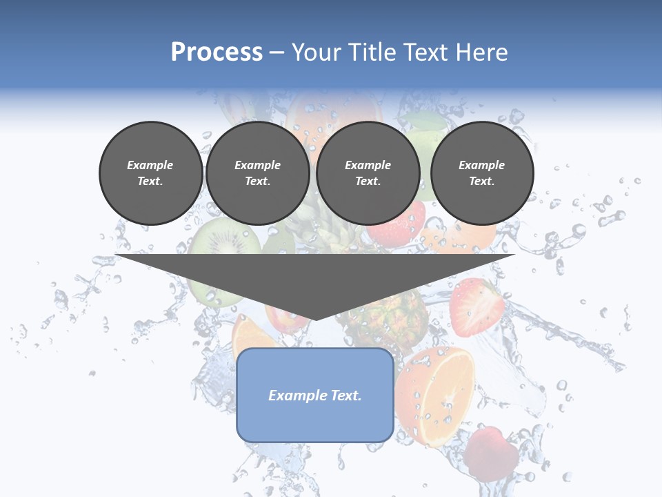 Refreshment Kiwi Cold PowerPoint Template