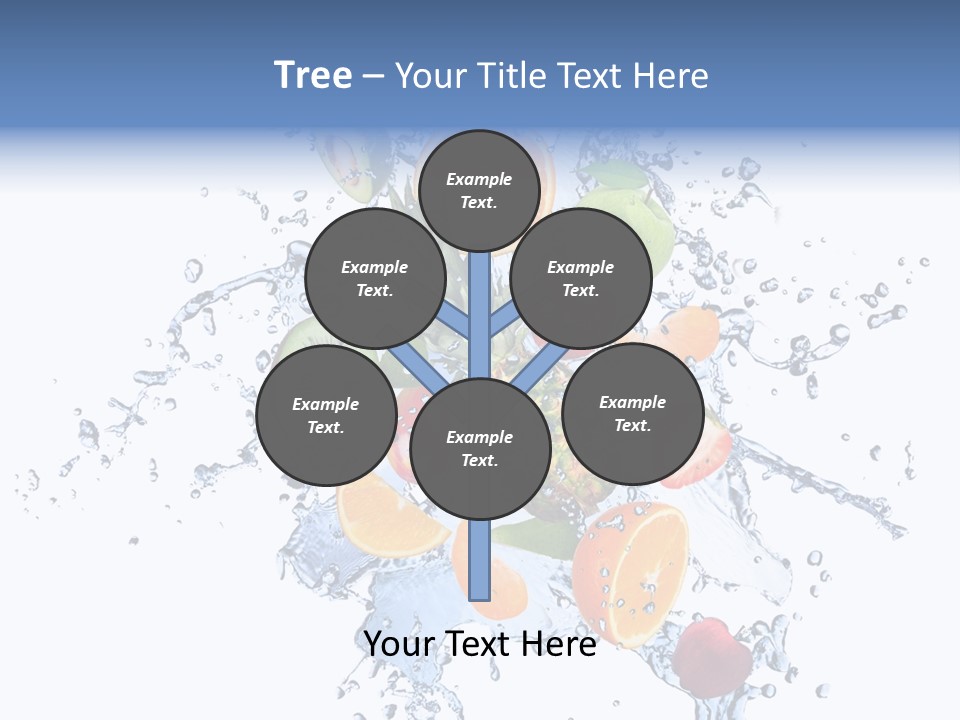 Refreshment Kiwi Cold PowerPoint Template