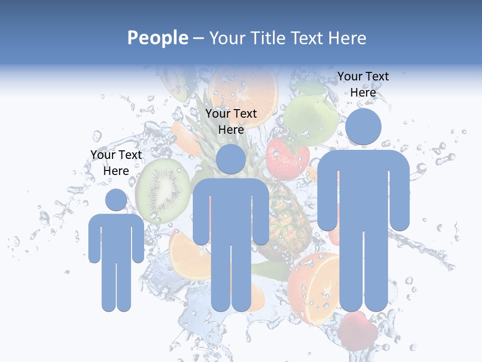 Refreshment Kiwi Cold PowerPoint Template