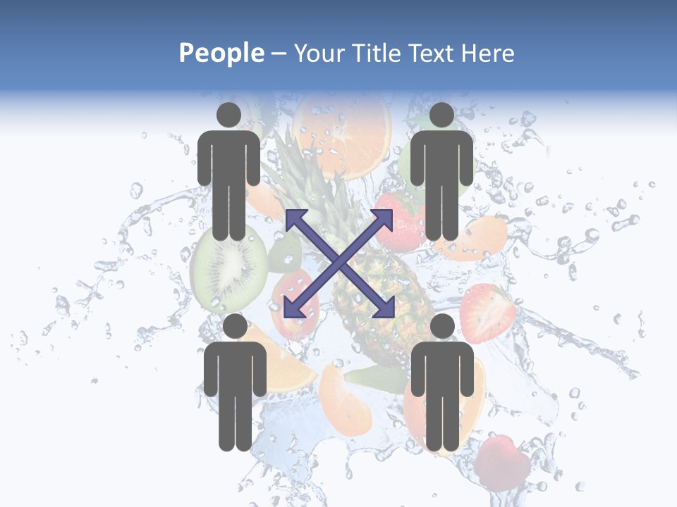 Refreshment Kiwi Cold PowerPoint Template