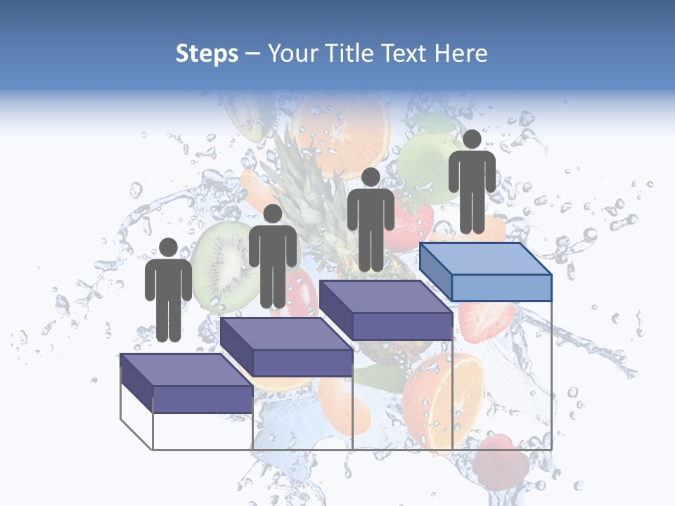 Refreshment Kiwi Cold PowerPoint Template