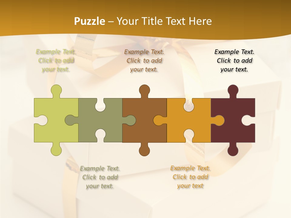 Box Holiday Christmas PowerPoint Template