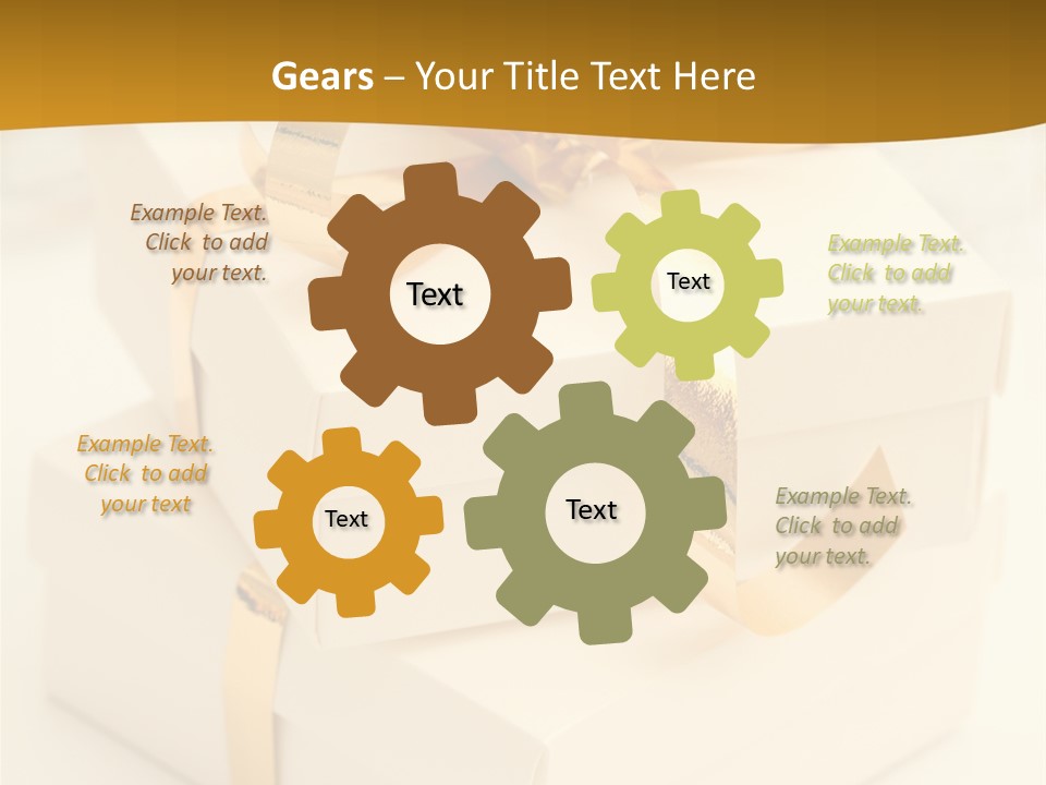 Box Holiday Christmas PowerPoint Template