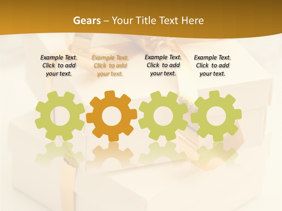 Box Holiday Christmas PowerPoint Template