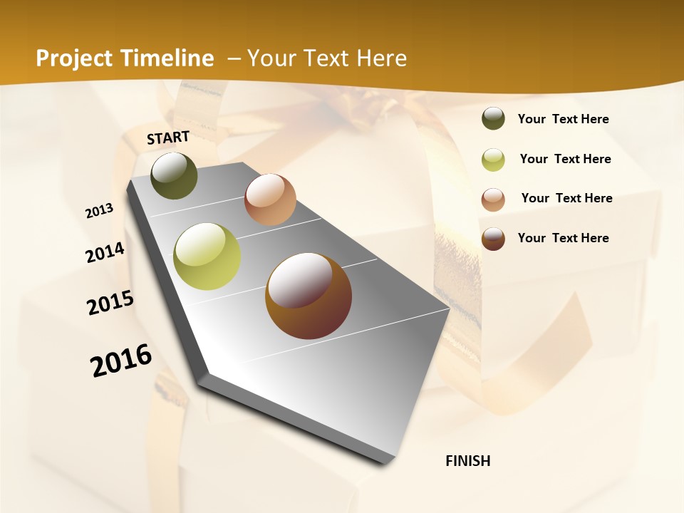Box Holiday Christmas PowerPoint Template