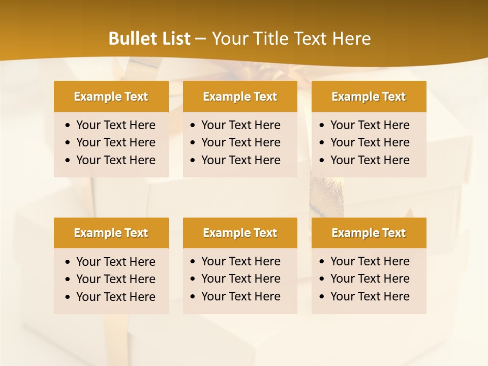 Box Holiday Christmas PowerPoint Template
