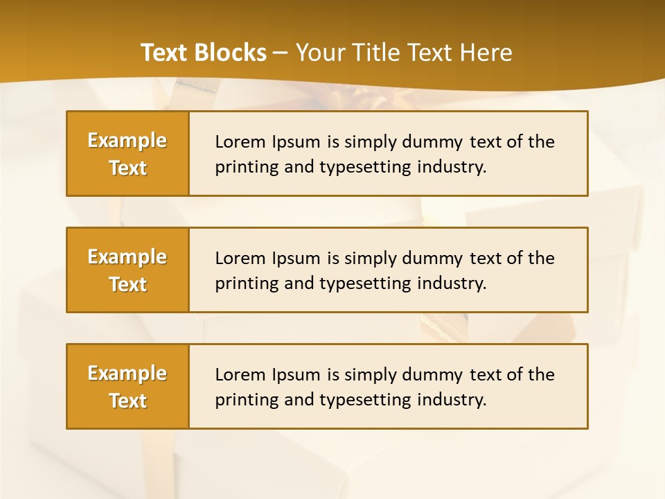 Box Holiday Christmas PowerPoint Template