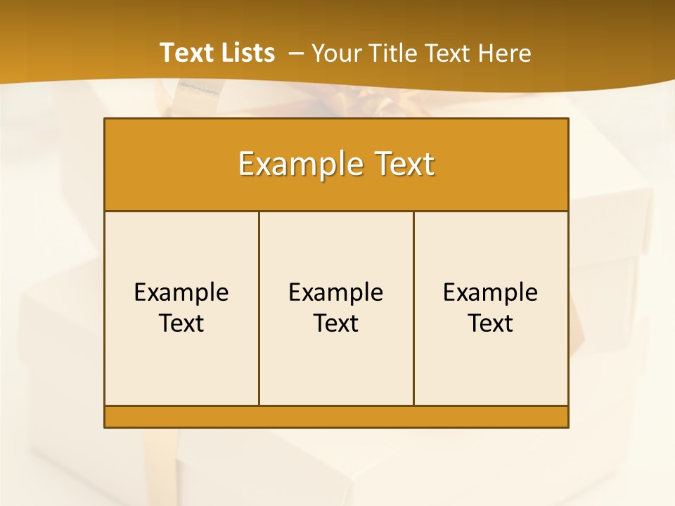 Box Holiday Christmas PowerPoint Template