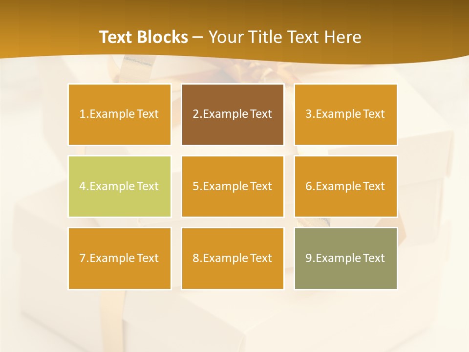 Box Holiday Christmas PowerPoint Template