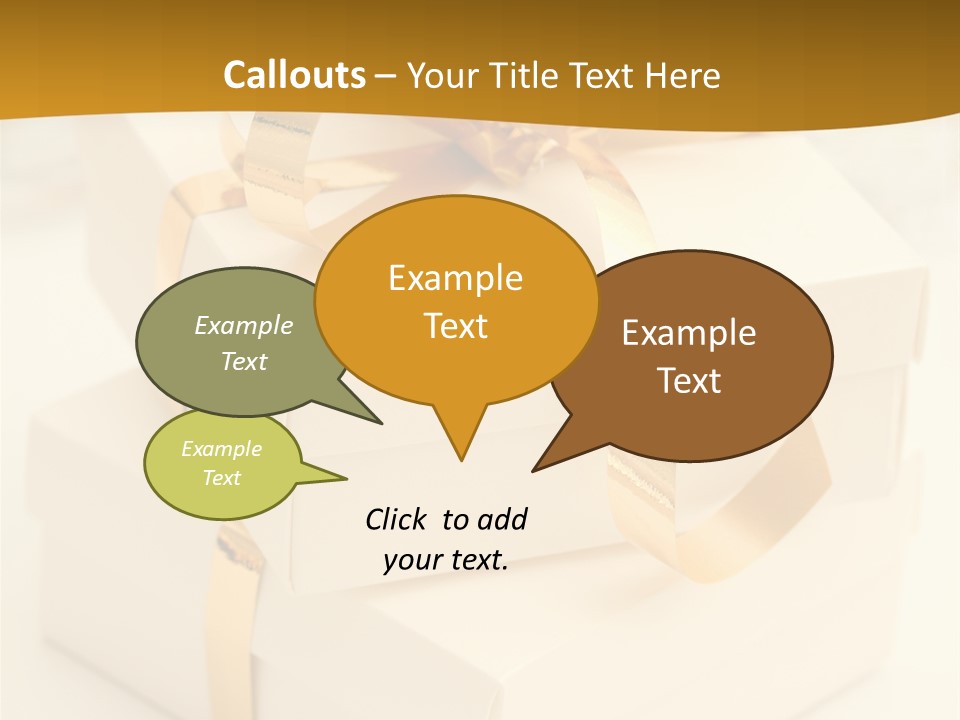 Box Holiday Christmas PowerPoint Template