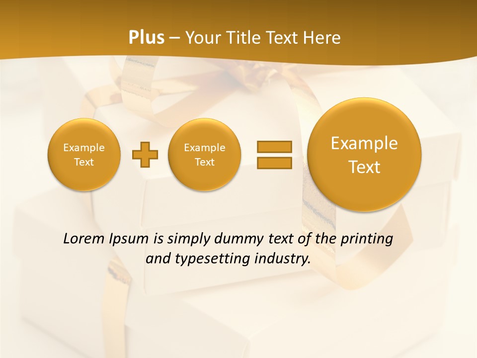 Box Holiday Christmas PowerPoint Template