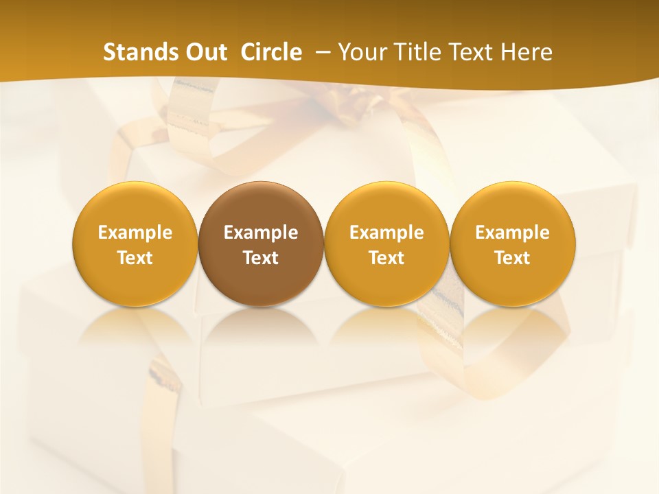 Box Holiday Christmas PowerPoint Template