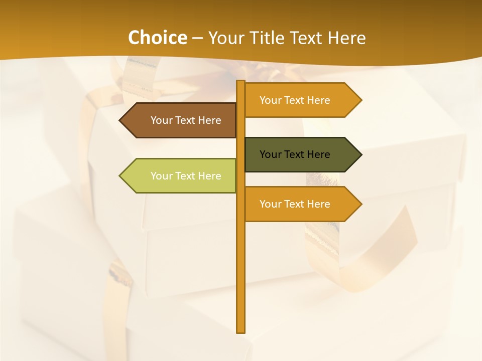 Box Holiday Christmas PowerPoint Template
