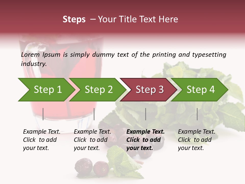 Freshness Morning Green PowerPoint Template