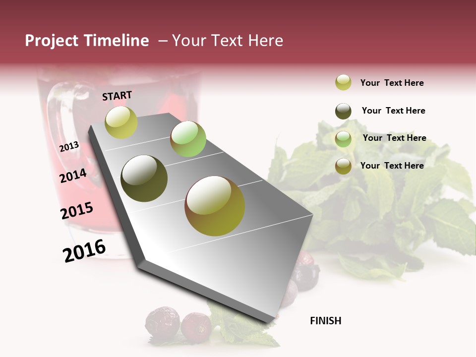 Freshness Morning Green PowerPoint Template