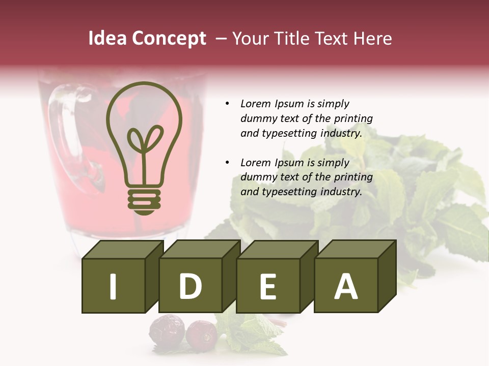 Freshness Morning Green PowerPoint Template