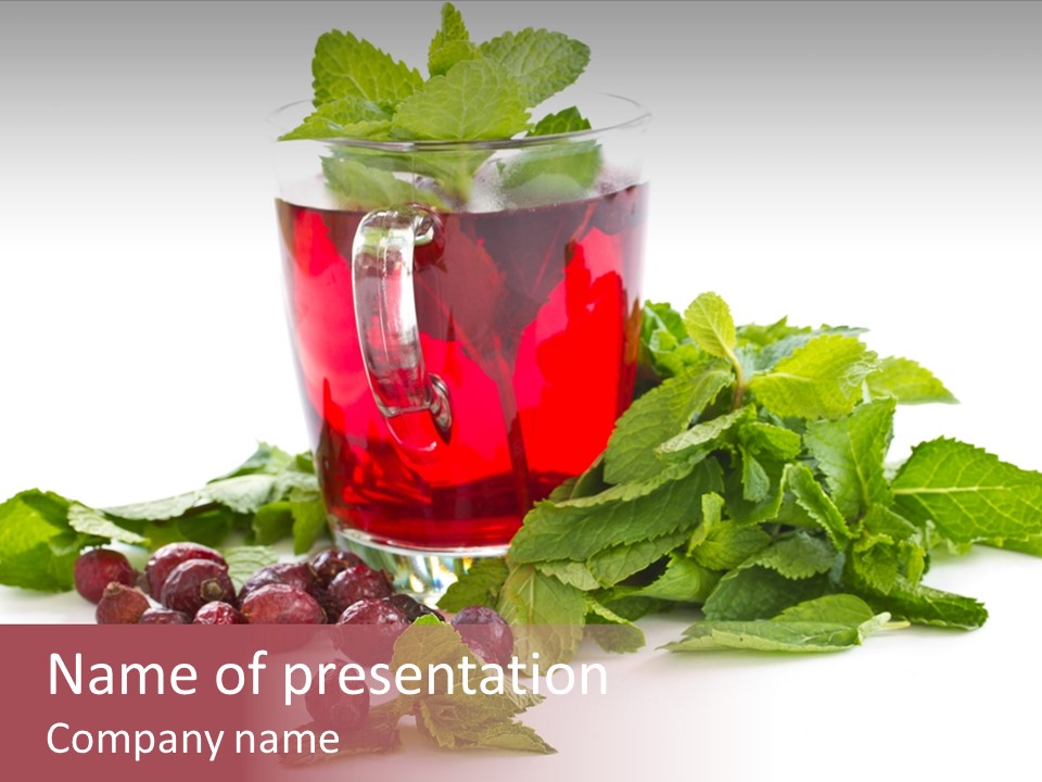 Ingredient Plant Healthy PowerPoint Template