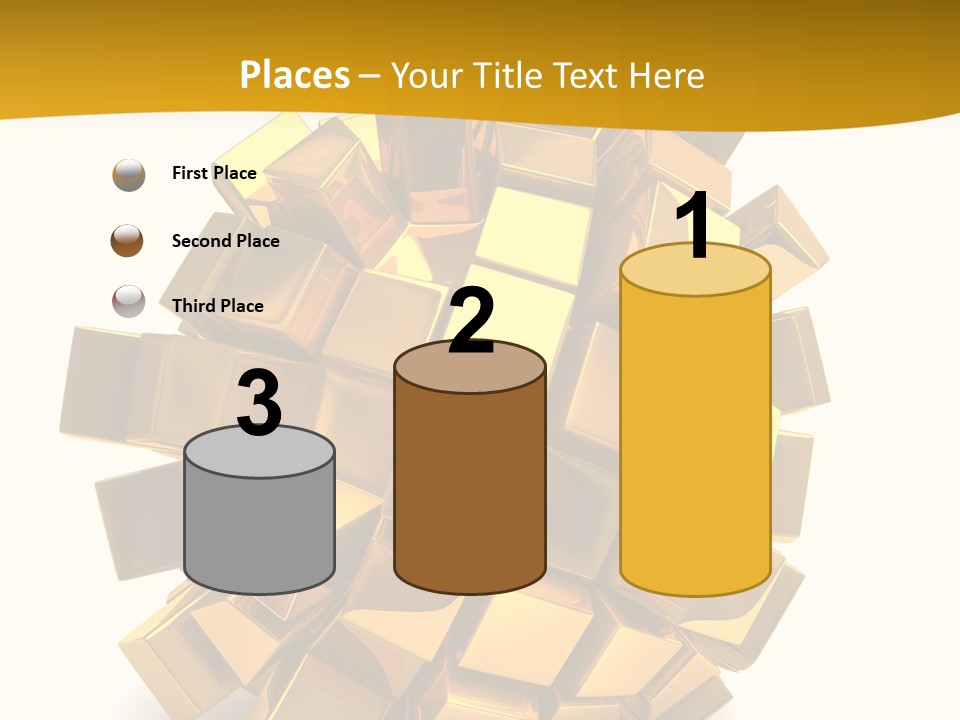Abstract Cubes Modern PowerPoint Template