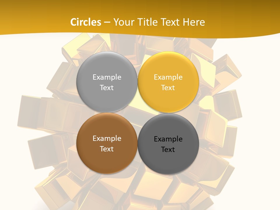 Abstract Cubes Modern PowerPoint Template